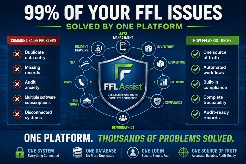 The Best Solution for Your FFL Issues