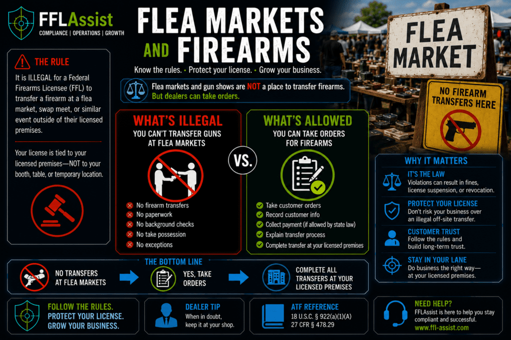 Flea Markets and Firearms